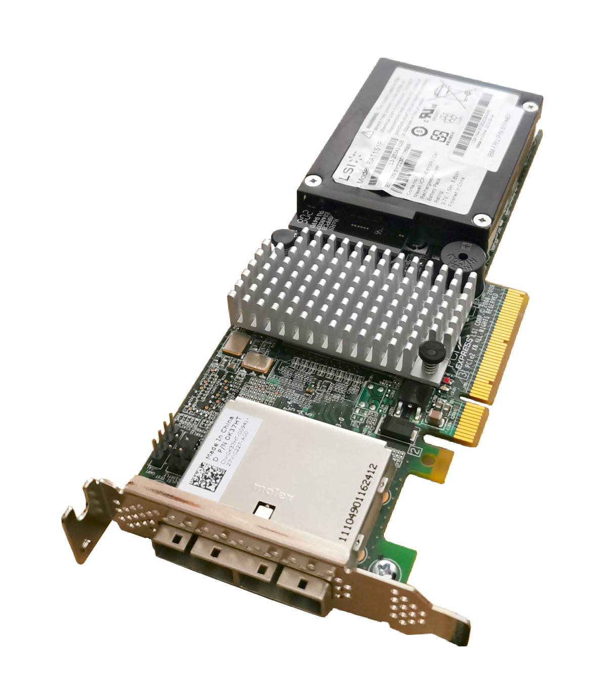 CARD DELL LSI 9280-8E PCI Express 2.0 x8 0K37HT K37HT BATERIA 00H21G LOW