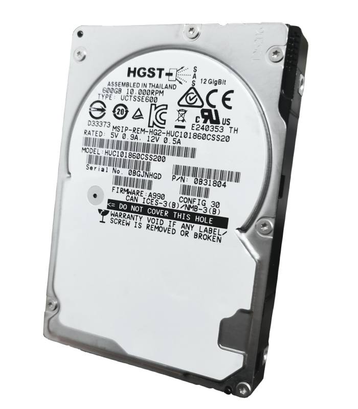 DYSK HGST 600GB 2,5" 10K SAS 0B31804 HUC101860CSS200
