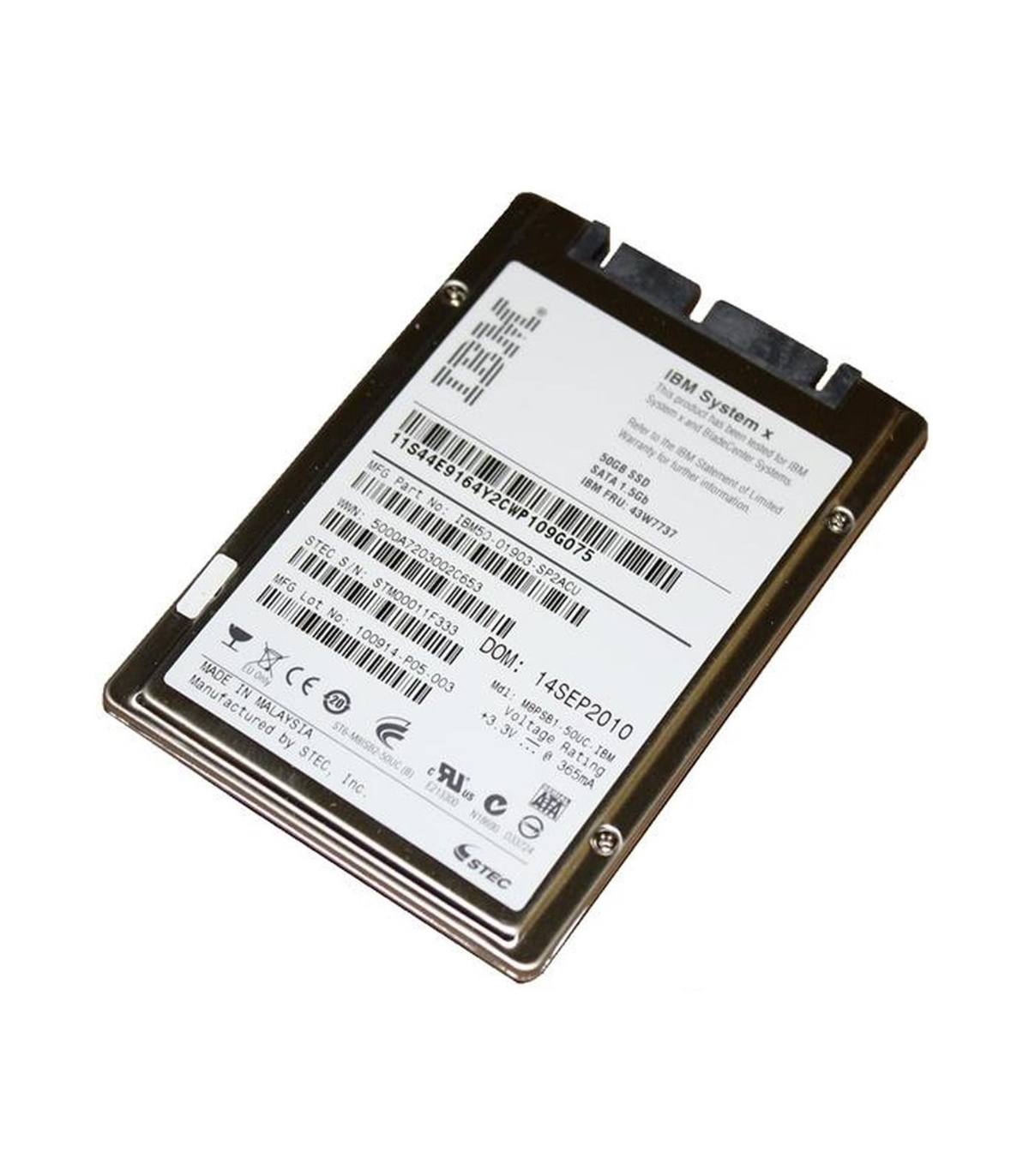 IBM 50GB SSD SATA 1,8” 43W7737 IBM50-01903-SP2ACU
