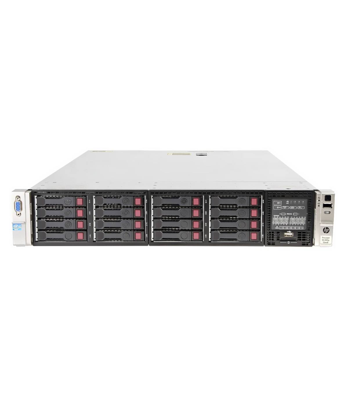 HP DL380P G8 2x6C E5-2620 V2 2.10 GHz 32GB 16xKIESZEŃ 2,5" P420i 1GB P420 1GB ILO4 2X460W
