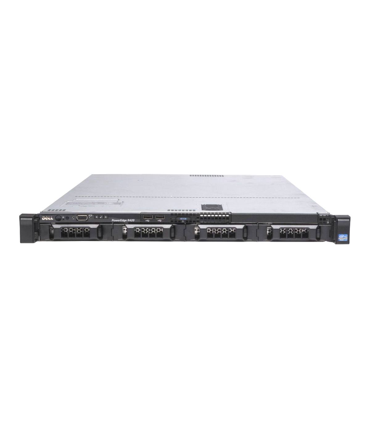 DELL R420 2X4C E5-2403 V2 1.80 GHz 16GB 2X200GB SSD SAS 4X3,5" NON HOT SWAP H710 MINI 512MB 2X550W IDRAC7ENT